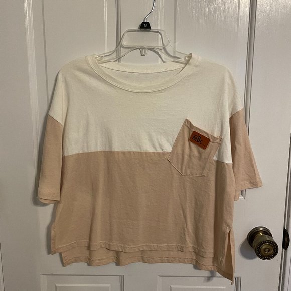 ROMWE Two Tone Tee - Picture 2 of 5